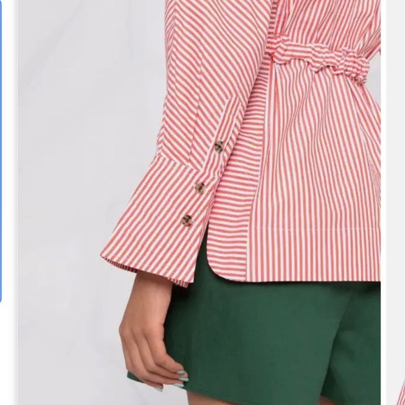 Gianni Striped Belted Shirt - Picture 5 of 11